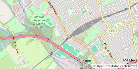 Map of Hanwell