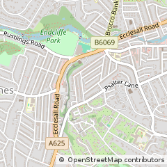 Map of Sheffield