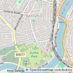 Map of Aberdeen, Aberdeenshire