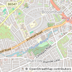 Map of Sheffield