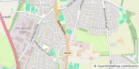 Map of Leicester