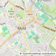Map of Mold, Flintshire