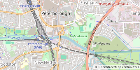 Map of Peterborough
