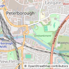 Map of Peterborough