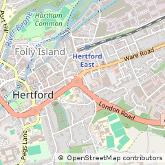 Map of Hertford