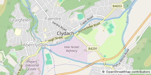 Map of Swansea