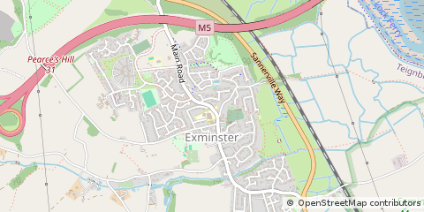 Map of Exeter, Devon