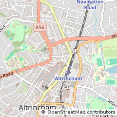 Map of Altrincham