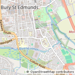Map of Bury ST Edmunds, Suffolk