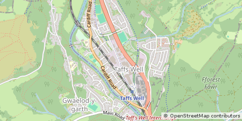 Map of Cardiff