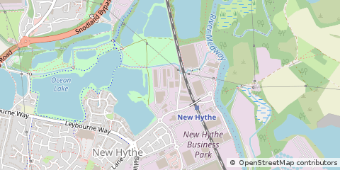 Map of Larkfield, Kent