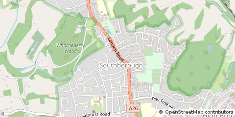 Map of Tunbridge Wells, Kent