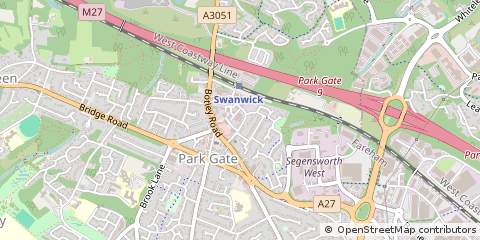 Map of Southampton, Hampshire