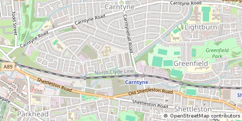 Map of Glasgow