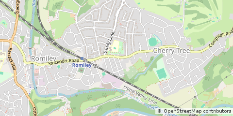 Map of Stockport
