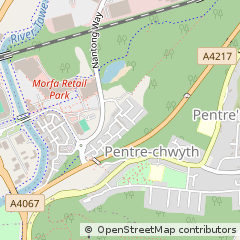 Map of Swansea