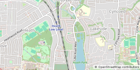 Map of South Glamorgan