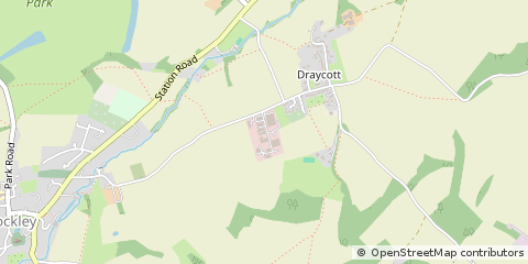 Map of Moreton-in-Marsh, Glos