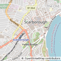 Map of Scarborough, North Yorkshire
