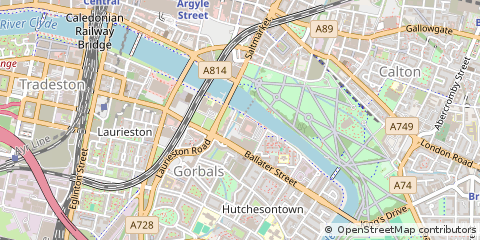 Map of Glasgow