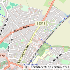 Map of Ormskirk