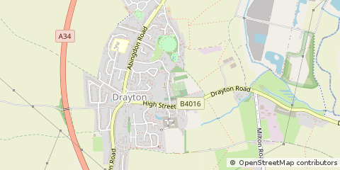 Map of Abingdon, Oxfordshire