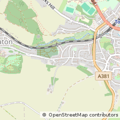 Map of Totnes, Devon