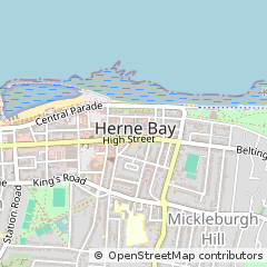 Map of Herne BAY