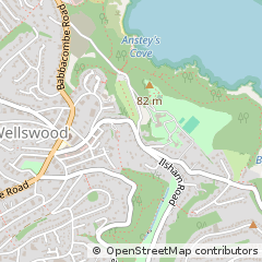 Map of Torquay, Devon