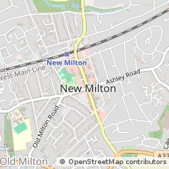 Map of NEW Milton, Hampshire