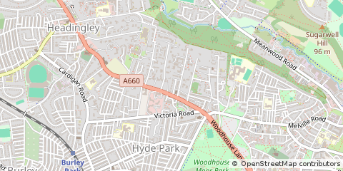 Map of Leeds