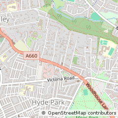 Map of Leeds