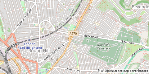 Map of Brighton