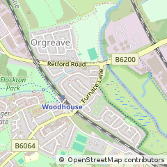 Map of Sheffield