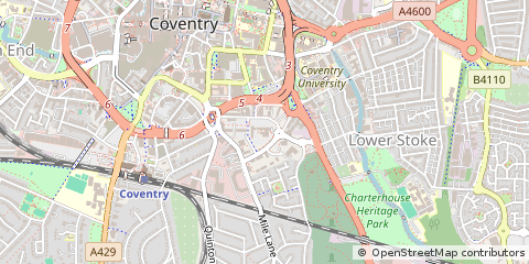 Map of Coventry