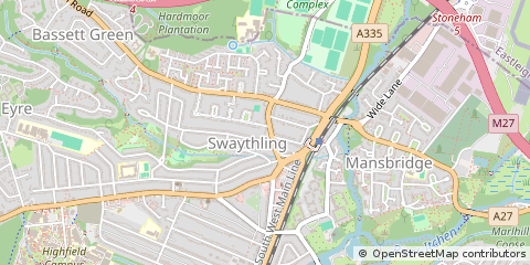 Map of Southampton