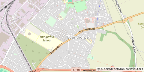 Map of Doncaster