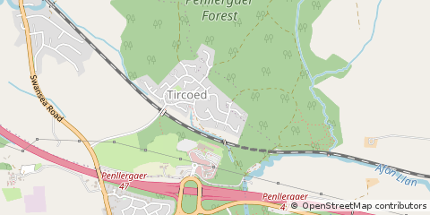 Map of Swansea