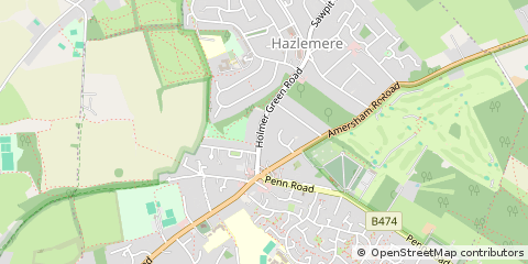 Map of High Wycombe