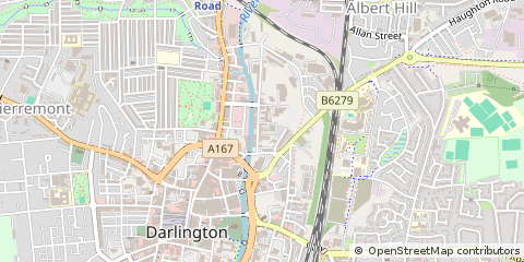 Map of Darlington, CO. Durham