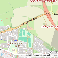 Map of Newcastle Upon Tyne, Tyne and Wear