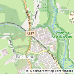 Map of Lymington, Hampshire