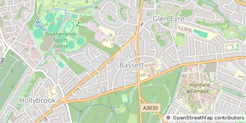 Map of Southampton, Hampshire