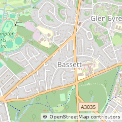 Map of Southampton, Hampshire