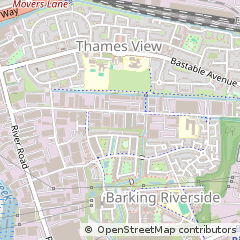 Map of Barking, Essex