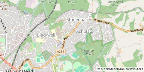 Map of East Grinstead