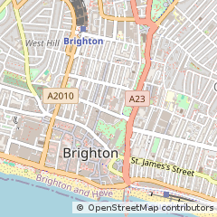 Map of Brighton, East Sussex
