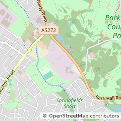 Map of Stoke on Trent, Staffordshire