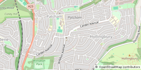 Map of Brighton