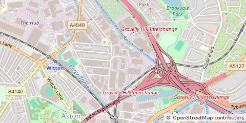 Map of Birmingham, Lancashire